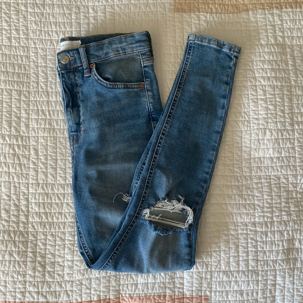 Top shop high waisted skinny jeans
